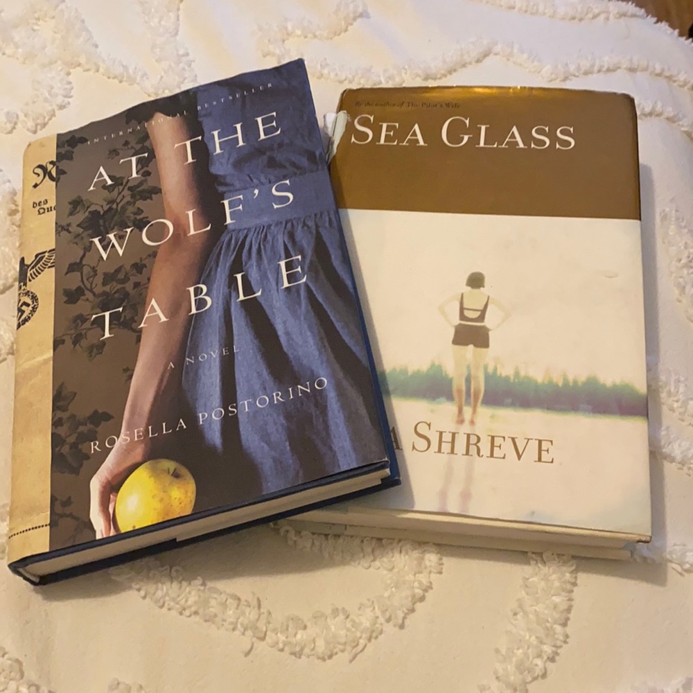Novel Bundle at the wolf’s table & Sea Glass